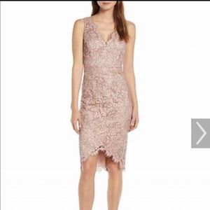 Eliza J. Blush lace dress. Size 2.
